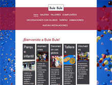 Tablet Screenshot of bulebule.es
